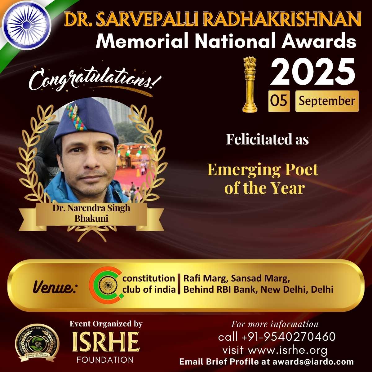 Dr. Narendra Singh Bhakuni